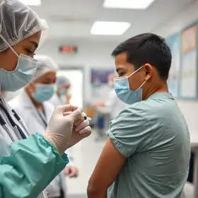 vacinação contra meningite