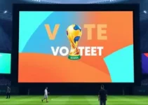 votação telões ruas Copa