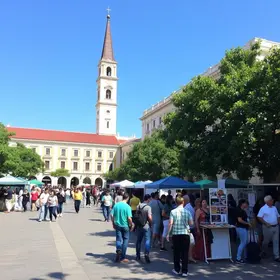 Feira na Praça Alencastro