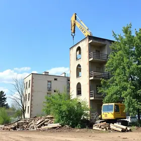 remova edificações desocupadas