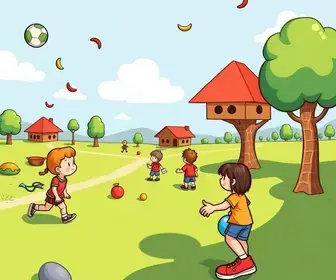 manhã de jogos e brincadeiras