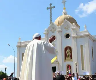 evento 35 anos visita Papa
